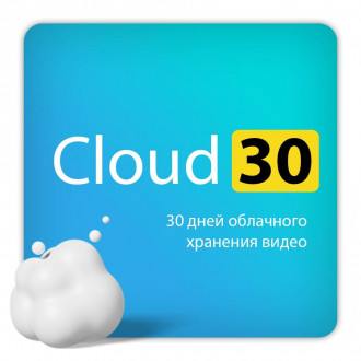 Тариф Cloud 30 на 1 камеру брендов Ivideon/Nobelic (1 месяц)