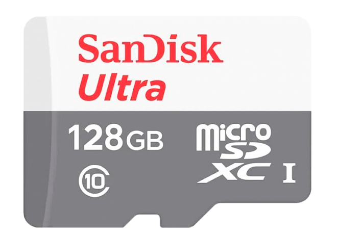 Карта памяти MICRO SDXC 128GB UHS-I SDSQUNR-128G-GN6TA SANDISK + adapter