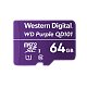 Карта памяти Micro SDXC 64GB Class 10 WD Purple Western Digital WDD064G1P0A