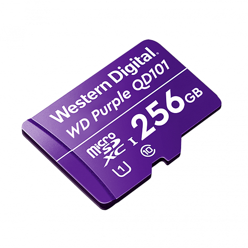 Карта памяти Micro SDXC 256GB Class 10 WD Purple Western Digital WDD256G1P0A