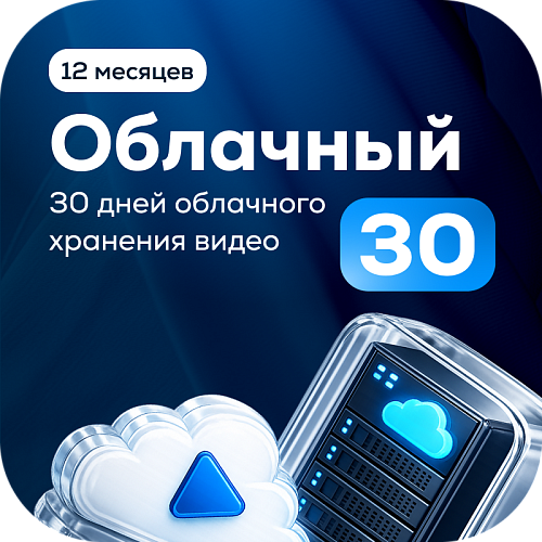 Тариф Облачный 30 на 1 камеру (1 год)