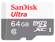 Карта памяти MICRO SDXC 64GB UHS-I SDSQUNR-064G-GN3MN SANDISK